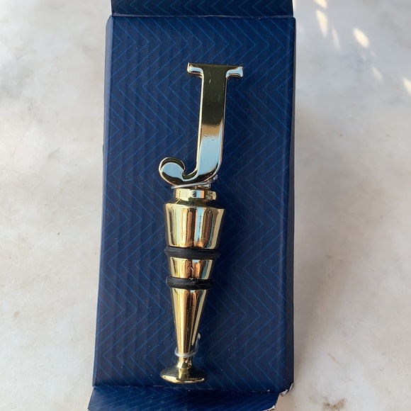 STOREHOUSE ENTERTAIN ALPHABET J WINE STOPPER - Picture 4 of 6